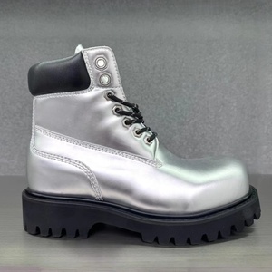 Botas de Trabajo de Cuero de Último Modelo 2026, Botas de Desierto Color Caramelo para Hombre, Botas de Tobillo Estilo Martin para Mujer - Product Image 2