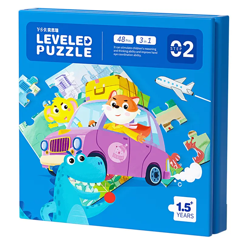 3-In-1 Kinderen Puzzel Kleuterschool Gift Puzzel 9 Stuks 12 Stuks 15 Stuks 20 Stuks Educatieve Houten speelgoed