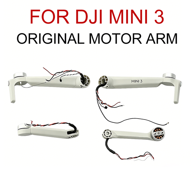 Original Plastic Mini 3 Front/Rear Left/Right Propeller Motor Arm Repair Spare Parts for Mini3 Drone