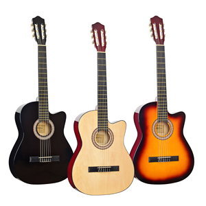 <span class=keywords><strong>Il</strong></span> marchio OEM di Oliver Tree con chitarra classica da 39 pollici 4/4 taglia colorata con truss rod - Product Image 1