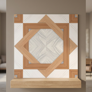 Carreaux de sol en céramique effet bois 300x300mm, motif bois, finition mate numérique, pour revêtement de sol intérieur - Product Image 1