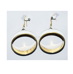 Pendientes Geométricos 2025, Moda Femenina, Juego de Pendientes Tradicionales de Cobre Verde para Mujeres y Niñas, Diseño Artístico Dorado - Product Image 2