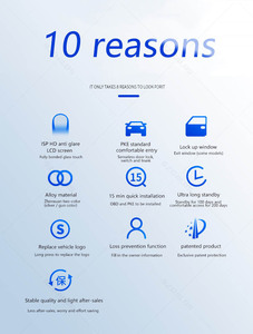 Dalos chìa khóa thông minh pke thụ động <span class=keywords><strong>Keyless</strong></span> nhập phù hợp cho Benz xe ô tô với nhà máy OEM đẩy bắt đầu nút từ xa thân cây phát hành - Product Image 6