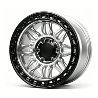 Jantes Beadlock Forgées Sur Mesure 16-20 Pouces en Alliage d'Aluminium, Jantes Tout-Terrain Véritables Beadlock 5x127 6x135 6x139.7 5x130 pour Land Cruiser