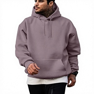 High Quality 500gsm Heavyweight Pullover Hoodie Hoodies Drop Shoulder No <b>Strings</b> Heavy Oversized Men Hoodies For Sale - Product Image 1
