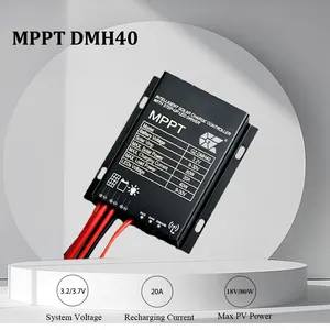 Gloss IP67 18V 20A Solar System Smart Intelligent MPPT Solar Charge Controller For Solar Street Light