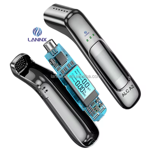Lanx ALC A2 testador de álcool portátil, bocal portátil para testes de respiração, biofilter digital, testador de álcool para respiração - Product Image 1