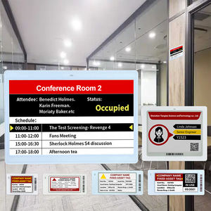 ODM สมาร์ทออฟฟิศพนักงาน eink eink กระดาษ nble ดิจิตอล E-Paper ป้ายอิเล็กทรอนิกส์ขนาดใหญ่แสดงชื่อป้ายป้ายป้ายชั้นวาง - Product Image 1