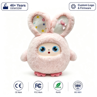 Peluche interactive intelligente à reconnaissance d'humeur avec rétroaction émotionnelle, contrôle vocal, apprentissage STEM pour enfants, OEM Tuya
