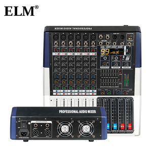KV60 Power Audio Mixer 350W 6-Channel Console Mixing 99 DSP Effects USB <strong>Interface</strong> <strong>DJ</strong> <strong>Controller</strong> Stage - Product Image 1
