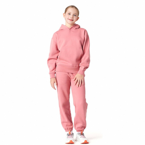Hongbo Sweatshirt <strong>Kids</strong> <strong>Hooded</strong> Jumper Wholesale <strong>Kids</strong> Blank Hoodie and Joggers 100% Cotton Hoodies Set for <strong>Kids</strong> Boys 4-12 Years - Product Image 4
