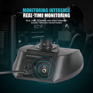 Goose USB máy tính để bàn ngưng Microphone 50cm phạm vi rõ ràng đài phát thanh giao diện giám sát cho các bài giảng chơi game lưu trữ có dây - Product Image 5