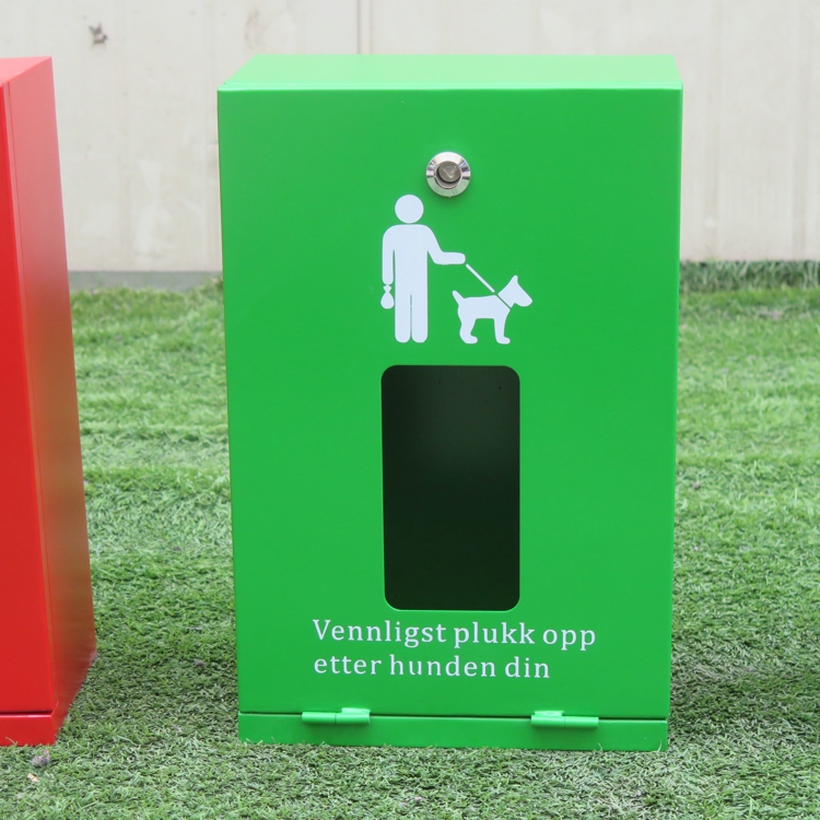 Hot Sale Dog Waste Bag Dispenser Outdoor Pet Waste Dispenser Bin Garden Park Street Dog Bag Container