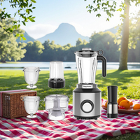 Happy Partner 6-in-1 2L Industriële Elektrische Blender Commerciële Keuken Huishoudelijk en Hotel