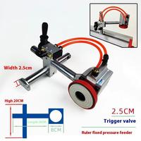 Scie à table coulissante pneumatique de précision pièces de machines à bois règle presse matériel coupe panneau avant épaisseur du matériau