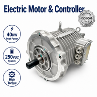 Kit de Conversión Profesional para Vehículos Eléctricos de 30kW 336V 3000Rpm, Sistema de Motor Eléctrico de Alta Potencia para Vehículos Ligeros y Piezas de Vehículos de Pasajeros