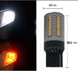 Haute Qualité 30W 45SMD <span class=keywords><strong>3030</strong></span> Sans Hyper Flash Canbus 1156 3156 7440 BA15S BAU15S P21W T20 T25 LED Ambre PY21W Canbus BAU15S Orange - Product Image 3