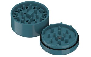 เครื่องบดสมุนไพรแม่เหล็ก VA 63มม. พร้อมฟันบดเซรามิกระดับพรีเมียมใช้งานได้อย่างเรียบเนียนและเครื่องบดบุหรี่3ชั้นแบบพกพาได้ - Product Image 3