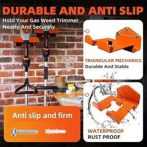 Best Wall Mount Hanging Mobile Utility Yard Equipment Garage <b>Tool</b> Organizer Garden Power <b>Tool</b> Hanger Garage Wall Storage <b>Hooks</b> - Product Image 5