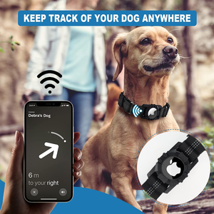 <span class=keywords><strong>Collar</strong></span> de Perro de Nailon Ajustable Reflectante de Alta Calidad para Mascotas, <span class=keywords><strong>Collar</strong></span> Personalizado con AirTag, Accesorios de Lujo para Collares de Perro con AirTag - Product Image 4