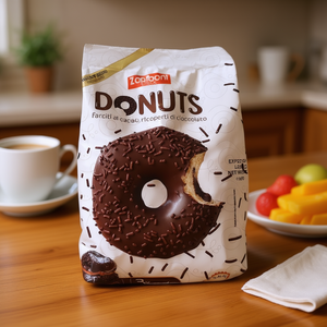 300350 Fresh Chocolate Donuts 180g - Product Image 3