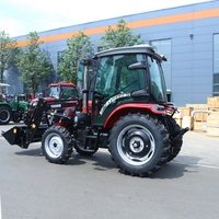 Tracteurs multifonctionnels de performance supérieure 50hp 60hp 70hp 4x4, tracteur compact, machine agricole