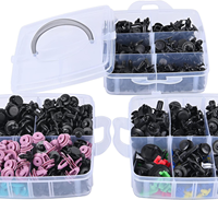 725 pièces Clips de retenue de poussée de voiture et assortiment de fixations automatiques dissolvant de fixations d'aile de pare-chocs pour Toyota GM Ford Chevy hon da