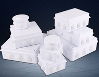 Boîtier en plastique IP65 ABS boîte étanche boîtes de jonction extérieures électriques avec caoutchouc