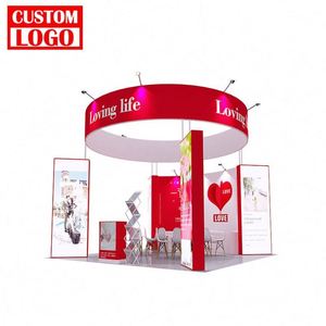 Promotional Wholesale Portable Custom Display <b>Stand</b> Trade Show Booth Counter Exhibition Booth Banner - Product Image 1