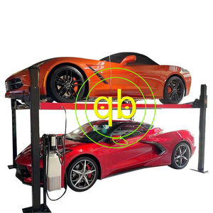 自動駐車場用ステレオ倉庫設備4ポストダブルデッキSUVパーキングリフト - Product Image 1