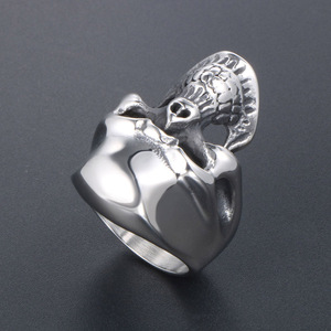 Skull Vampire <b>Ring</b> Stainless Steel Men's Fashion Jewelry Gift SA878 - Product Image 3
