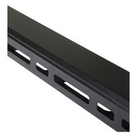 Gestionnaire de câbles vertical 19 pouces en métal pour centre de données, organisateur de fils pour rack de serveur, armoire réseau, rack d'équipement informatique