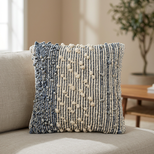 Housses de coussin décoratives de style bohème tissées, écologiques et luxueuses, en polyester/coton, avec fermeture enveloppante, personnalisables pour canapé-lit - Product Image 1