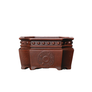 Olla rectangular sin glasear, hecha a mano, para bonsái Yixing - Product Image 5