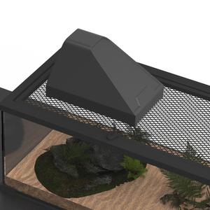 Tianbo Regenwald-Wüsten-<span class=keywords><strong>Terrarium</strong></span> Zubehör: Neigbarer Lampenschirm, Reptilien-Kuppel, UVB-Lampenhalterung, Amphibien-Zubehör aus Metall - Product Image 6