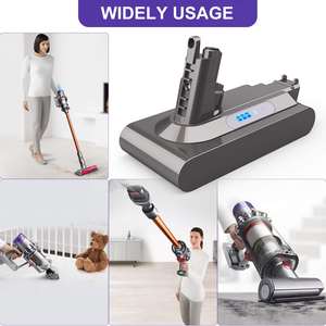 Batterie d'aspirateur de bonne qualité 25.2V 5.0Ah pour Dyson V10 <span class=keywords><strong>V11</strong></span> Version à vis <span class=keywords><strong>V11</strong></span> Version à crochet 206340 970145-02 <span class=keywords><strong>SV14</strong></span> SV15 SV18 - Product Image 5