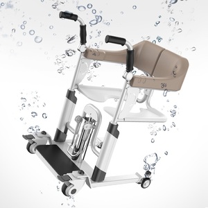 Silla Elevadora Hidráulica KSM-208, Silla Elevadora Manual Portátil para Hospital, Silla Elevadora para Transferencia de Pacientes al Baño - Product Image 1
