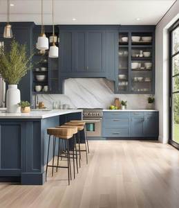 Qualité supérieure : Armoires en bois massif multicouches, directement de l'usine, personnalisées pour votre cuisine intégrée - Product Image 3