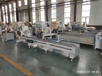 Scie à double tête en aluminium de haute qualité, machine de découpe de profilé en aluminium, machine de fenêtre à double onglet