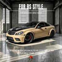   Kit Carrosserie Complet (Pare-chocs Avant et Arrière, Capot, Ailes) Style Demi-Carbone pour Mercedes Benz Classe C W204 C63 2010-2014 – Vente en Gros Usine