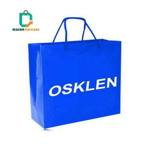 Bolsas de regalo de papel de compras de fondo ancho/base extra personalizada de proveedor Chino - Product Image 3