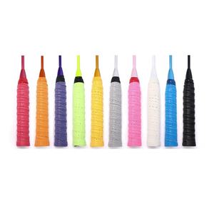 Empuñadura de raqueta de bádminton personalizada, mango protector desechable, instalación conveniente, protege las lesiones de las manos, cintas de agarre de cuero PU - Product Image 5