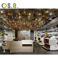 Rayonnage Haut de Gamme pour Magasin de Liqueur, Gondole pour Supermarché, Meuble pour Cave à Bière, Présentoir à Vins pour Commerce de Détail