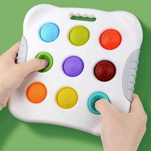Nouvelle conception silicone simple fossettes conseil bouton-poussoir pop fidget jouet pour enfants soulagement du stress push pop pressant jouet sensoriel - Product Image 3