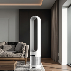 Máy lọc không khí gia đình 41 inch Quạt tháp không cánh Bộ lọc 2 trong 1 HEPA 13 cho khách sạn ngoài trời Ô tô điện chúng tôi hộp sàn - Product Image 1