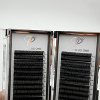 Extensions de cils en gros, volume intense, marque privée, cils volume maximal, noir mat, extensions de cils individuels