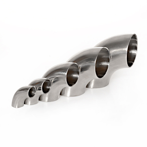 ข้อต่อท่อเหล็กสแตนเลส 316SS 304SS ข้อศอกยาว <span class=keywords><strong>90</strong></span> องศา เชื่อมชน แบบไร้รอยต่อ มาตรฐาน ASME B16.9 ผลิตด้วยวิธีการตีขึ้นรูป ได้รับมาตรฐาน CE/<span class=keywords><strong>ISO</strong></span> - Product Image 3