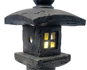 Lanterne japonaise haute en résine, éclairage <span class=keywords><strong>solaire</strong></span> de jardin, <span class=keywords><strong>fontaine</strong></span> d'eau extérieure, décoration de patio <span class=keywords><strong>zen</strong></span> - Product Image 5