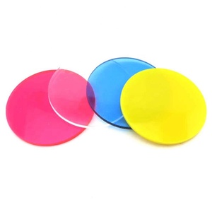أقراص أكريليك مقطوعة بالليزر دوائر مستديرة فارغة 3 DIY إكسسوارات طبق - Product Image 2
