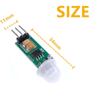 Mini Sensor de Movimiento PIR HC-SR505, Módulo Detector de Cuerpo Humano por Infrarrojos, Interruptor de Movimiento de Alta Precisión para Arduino - Product Image 4